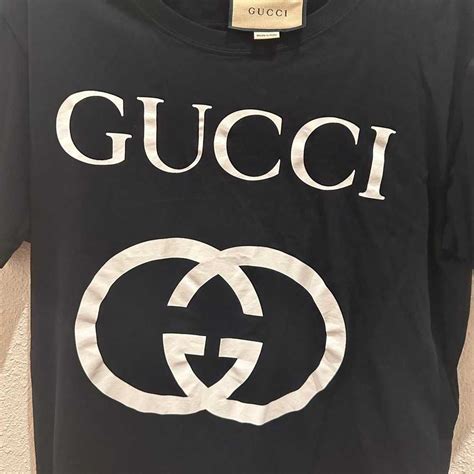 gucci oversize t-shirt with interlocking g in beige|Oversize T.